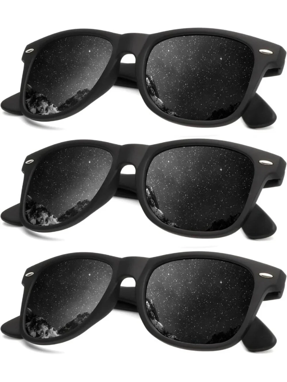 Stylish Polarized Sunglasses for Men & Women - Matte Finish, UV Protection, 3